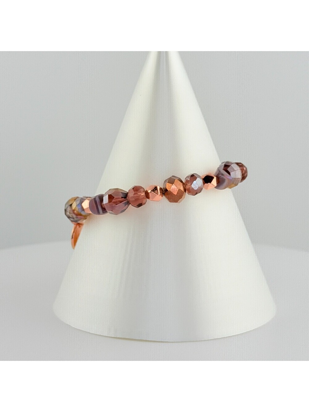 Bomb Party Single Stack Bracelet - on Rose Gold #5